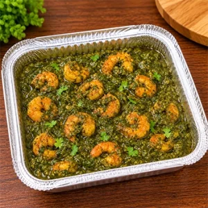 Saag Shrimp - Half | Full Tray